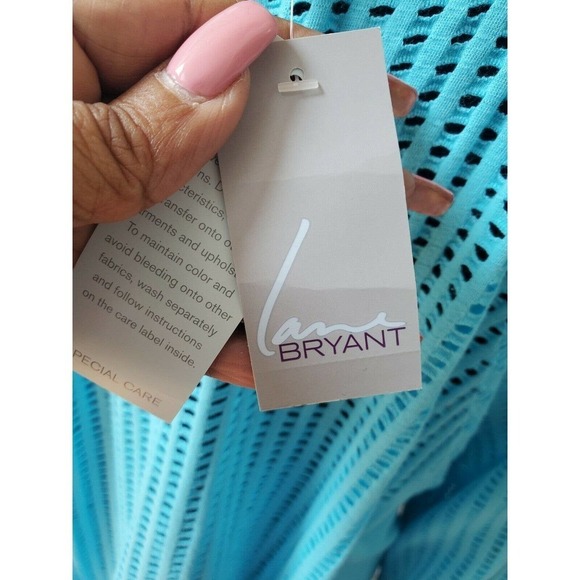 Active Aqua Scoop Neck Long Sleeve Stylish Top - Picture 9 of 12